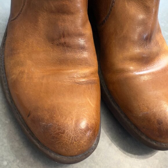 BED|STÜ Brown Leather Buckle Ankle Men's Boots – Size 8 - Picture 6 of 15